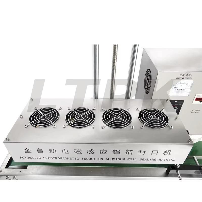 LTPK LGYF-2100B 30-130mm Automatic Plastic Bottle Sealing Machine Electromagnetic Induction Aluminum Foil Gasket for Beverage Chemical