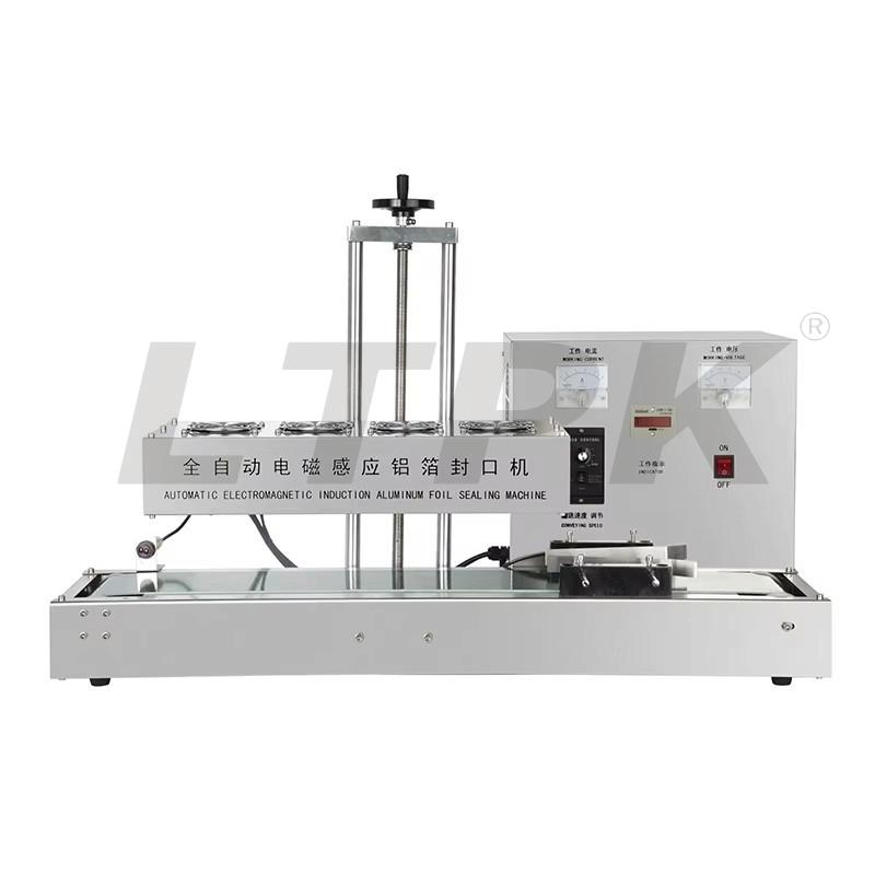 LTPK LGYF-2100B 30-130mm Automatic Plastic Bottle Sealing Machine Electromagnetic Induction Aluminum Foil Gasket for Beverage Chemical