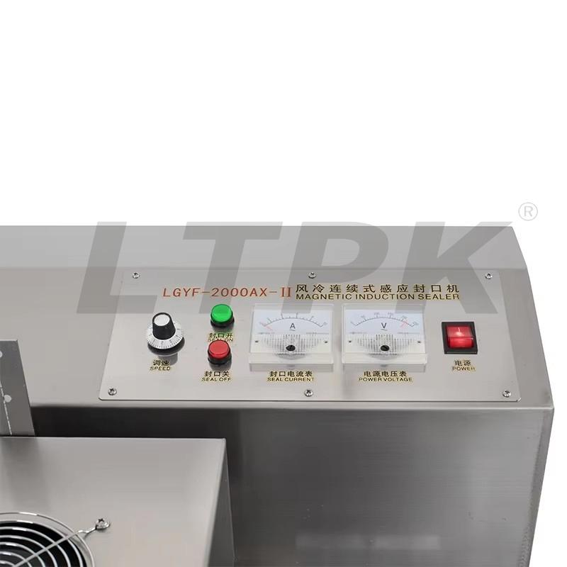 LTPK LGYF-2000AX-II High Quality Electric Continuous Electromagnetic Induction Cap Sealer New Aluminum Foil Jar Bottle Sealing Carton