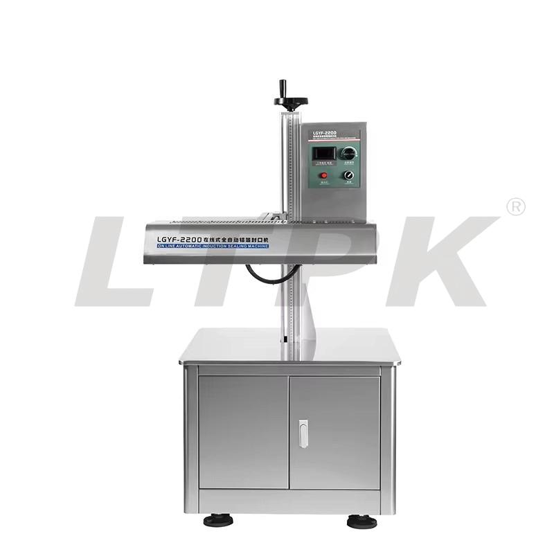 LTPK LGYF-2200A 20-60mm Automatic High-speed Continuous Electromagnetic Induction Foil Sealing Machine for Commercial Factory Filling