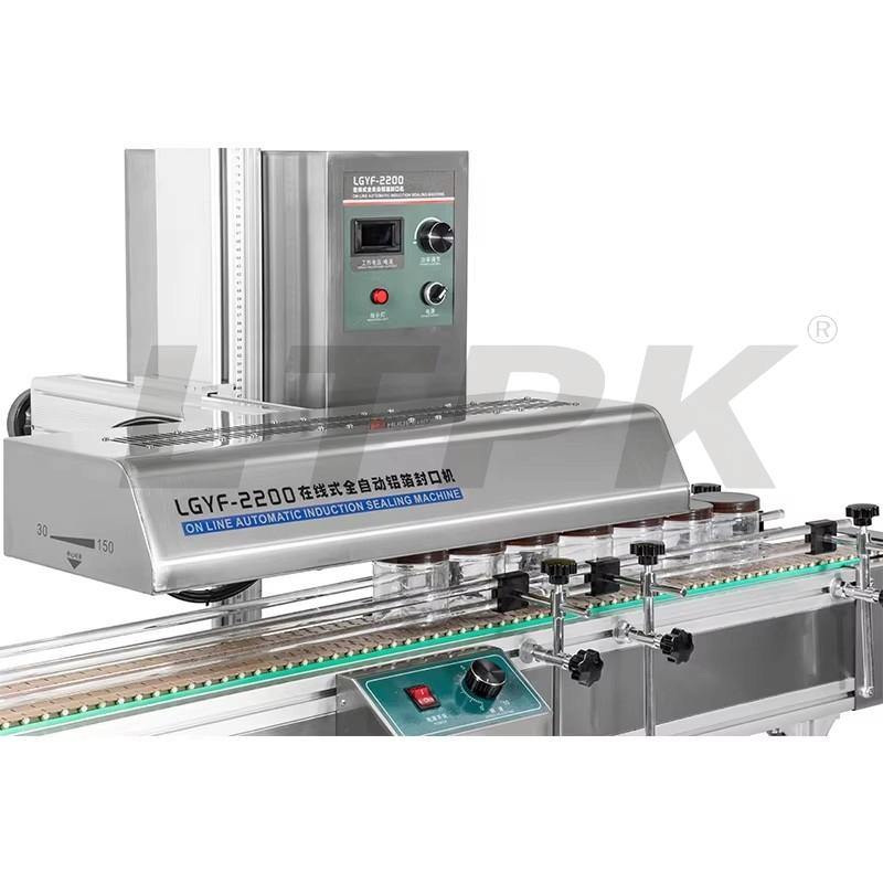 LTPK LGYF-2200B 30-150mm sealing range Aluminum foil sealing machine factory commercial model assembly line