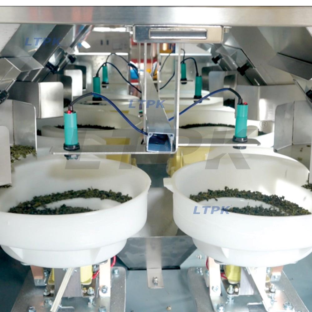LTPK LT-YSZF90X-6S Automatic Sealing Machine Triangle Shaped Tea Bags Filling and Packing Machine
