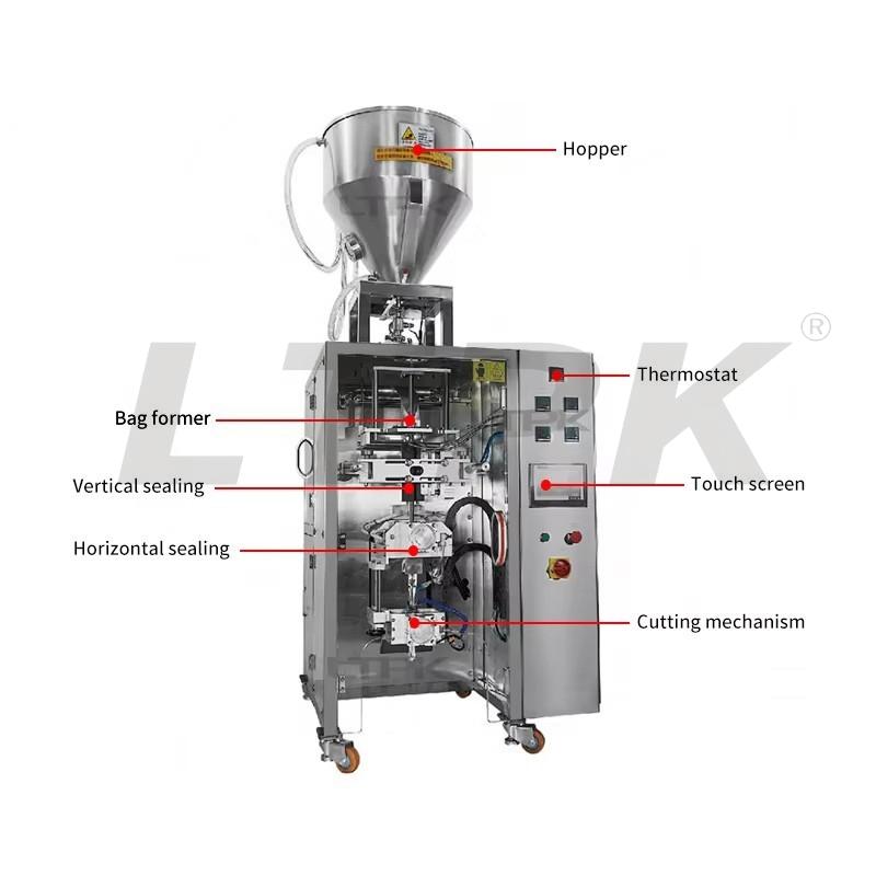 LTPK LT-YS88 Small Vertical Steak Sauce Spicy Soy Sauce Ranch Salad Sauce Special-shaped Bag Liquid Packaging Machine