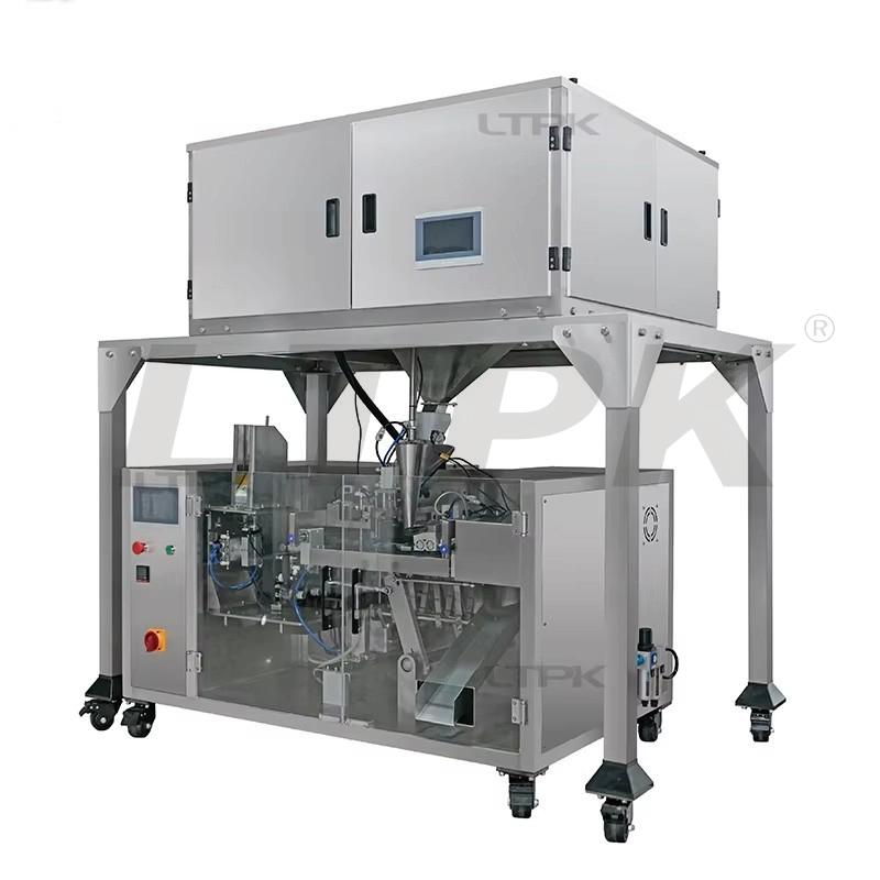 LTPK LT-YS-SP100W Automatic Granule Paste Powder Liquid Packing Machinery Doypack Spout Pouch Premade Bag Packaging Machines