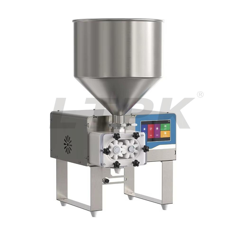 LTPK 8-X-1 5g-2000g capacity gear pump industrial filling machine for honey & viscous liquids