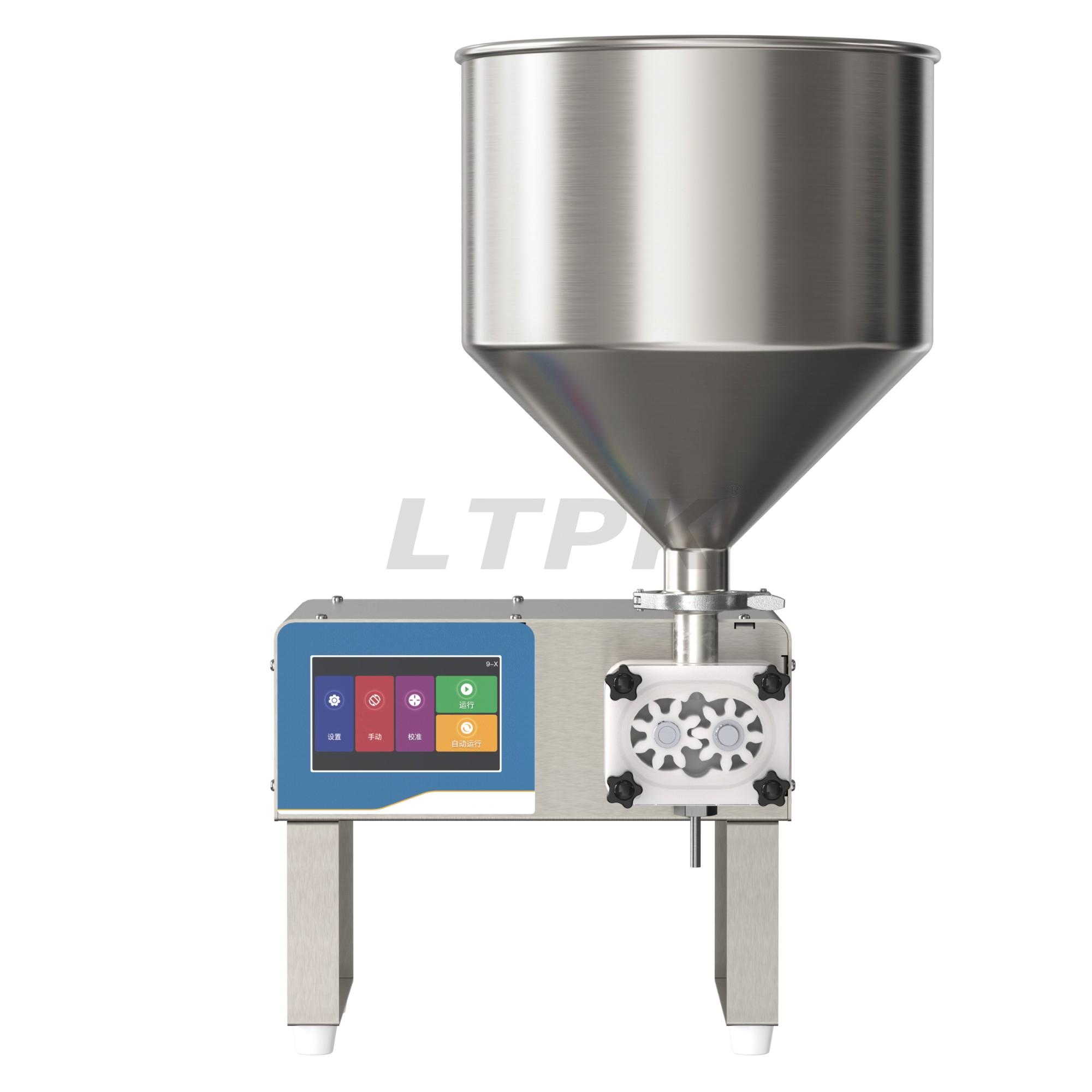 LTPK 9-X-1 Automatic 1g-1000g Beverage Jam Paste Honey Gear Oil Ketchup Oyster Sauce Shampoo Filling Machine