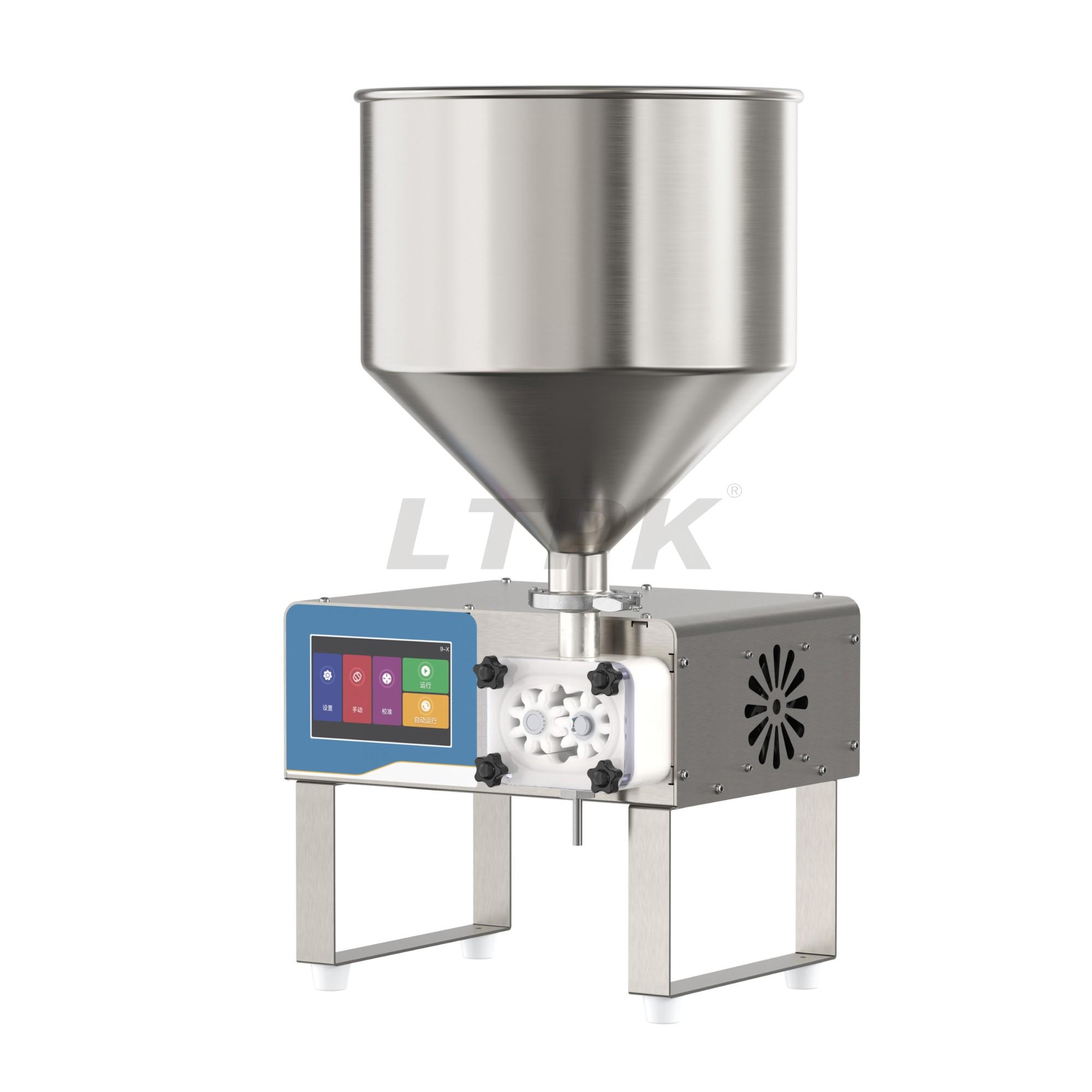 LTPK 9-X-1 Automatic 1g-1000g Beverage Jam Paste Honey Gear Oil Ketchup Oyster Sauce Shampoo Filling Machine