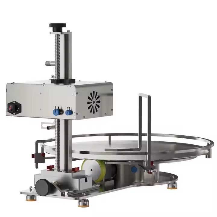 LTPK 9-X-3 High-Accuracy 0.1%-0.5% Dosing Precision Filling Machine with Interactive Touch Screen & Motorized Turntable