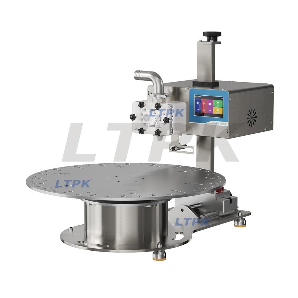 LTPK 8-X--4 Gear Pump Filling System 60cm Rotary Table PLC Control for High-Viscosity Products Automatic Bottle Honey Filling Machine