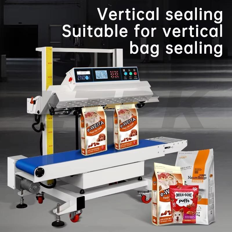 LTPK TPS-280LWP Intelligent Continuous Band Sealer Vertical Horizontal Dual Purpose Bag Packaging Date Printing Sealing Machine