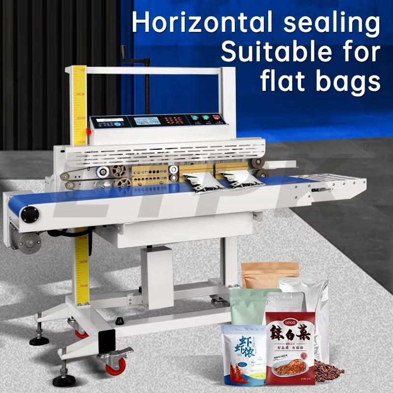 LTPK TPS-280LWP Intelligent Continuous Band Sealer Vertical Horizontal Dual Purpose Bag Packaging Date Printing Sealing Machine
