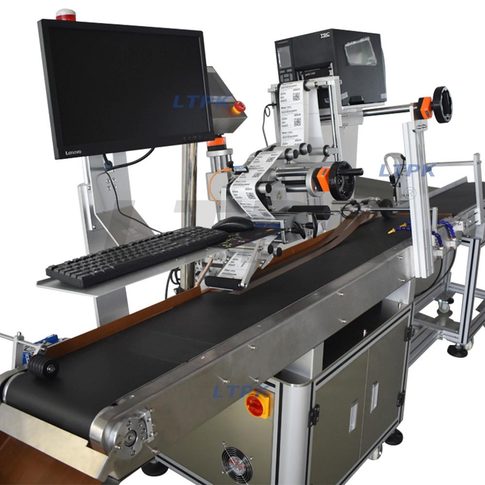 LTPK LT-T505A Automatic adsorption type paging labeling machine+real time printer 