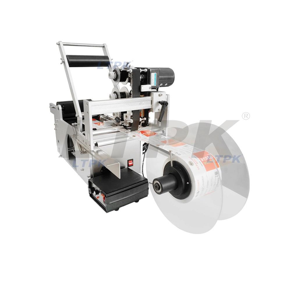 LTPK LT-50D Semi automatic Round Bottle Labeling Machine With Date Coder