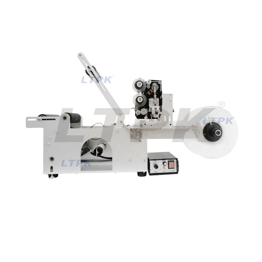 LTPK LT-50D Semi automatic Round Bottle Labeling Machine With Date Coder