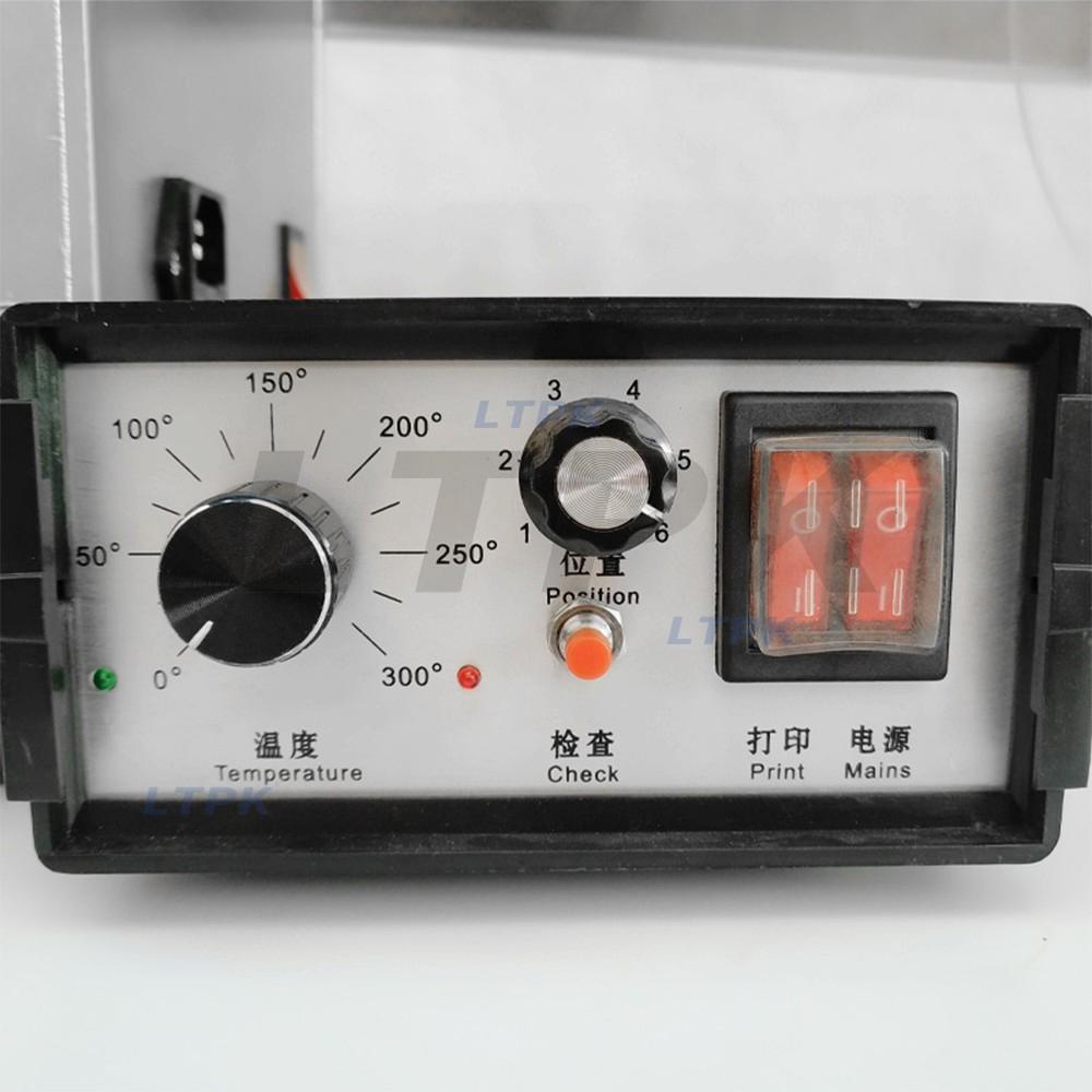 LTPK LT-50D Semi automatic Round Bottle Labeling Machine With Date Coder