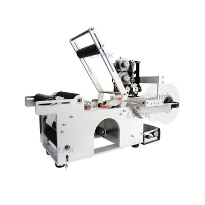 LTPK LT-50D Semi automatic Round Bottle Labeling Machine With Date Coder