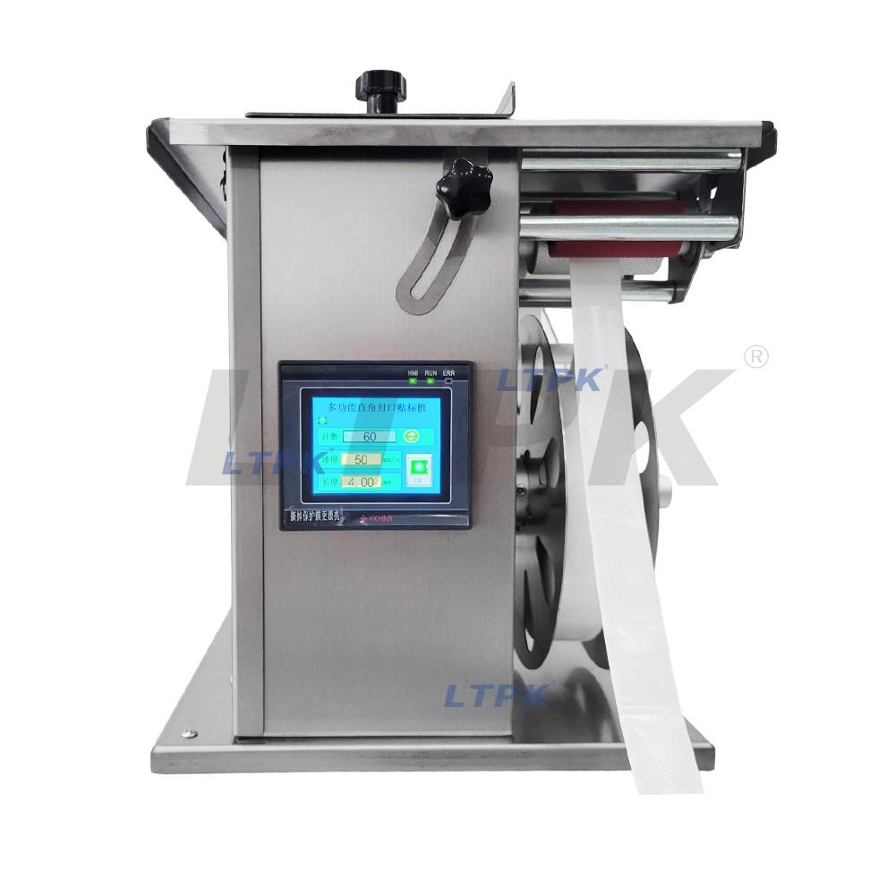 LTPK LT-CL10 Semi automatic corner sealing and labeling machine
