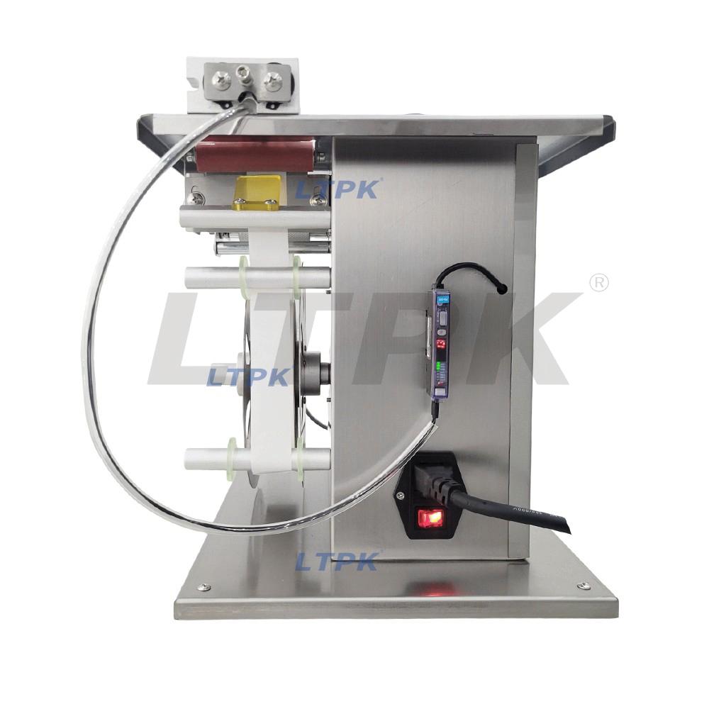 LTPK LT-CL10 Semi automatic corner sealing and labeling machine