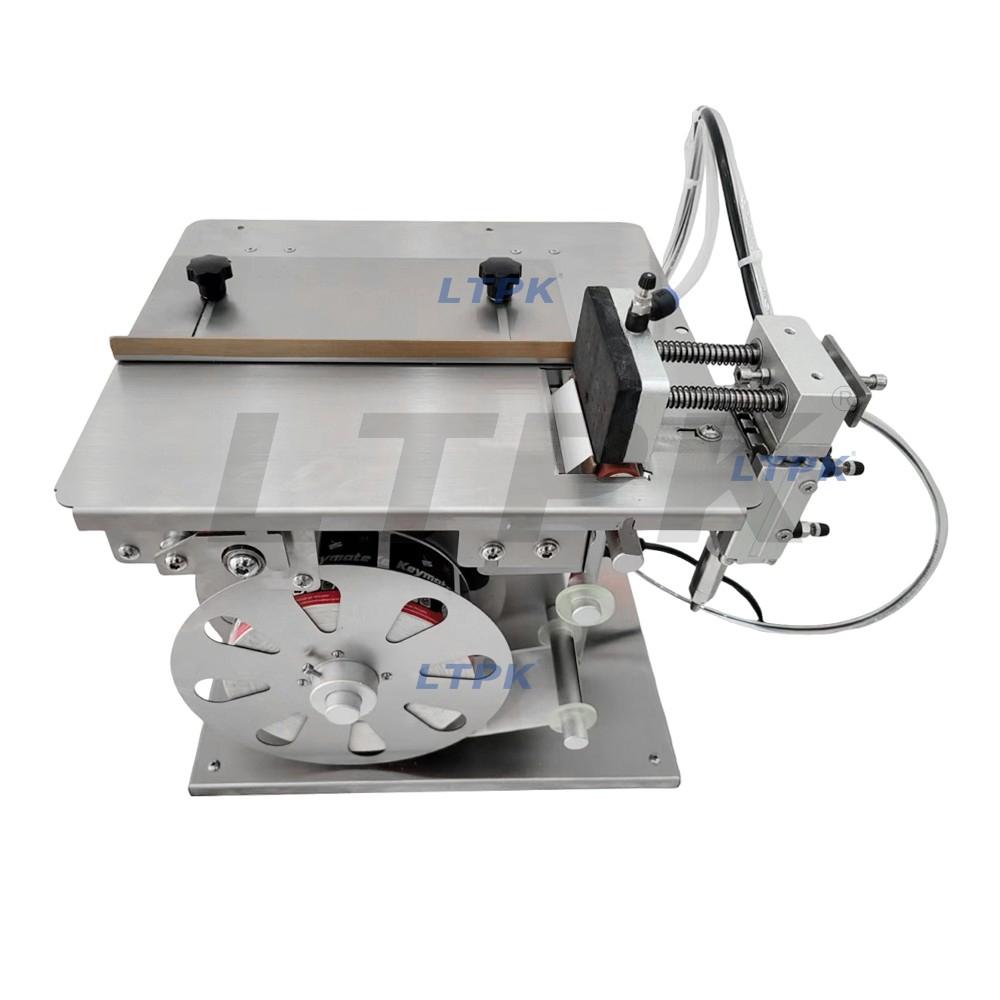 LTPK LT-FL10 Semi-automatic suction flat labeling machine