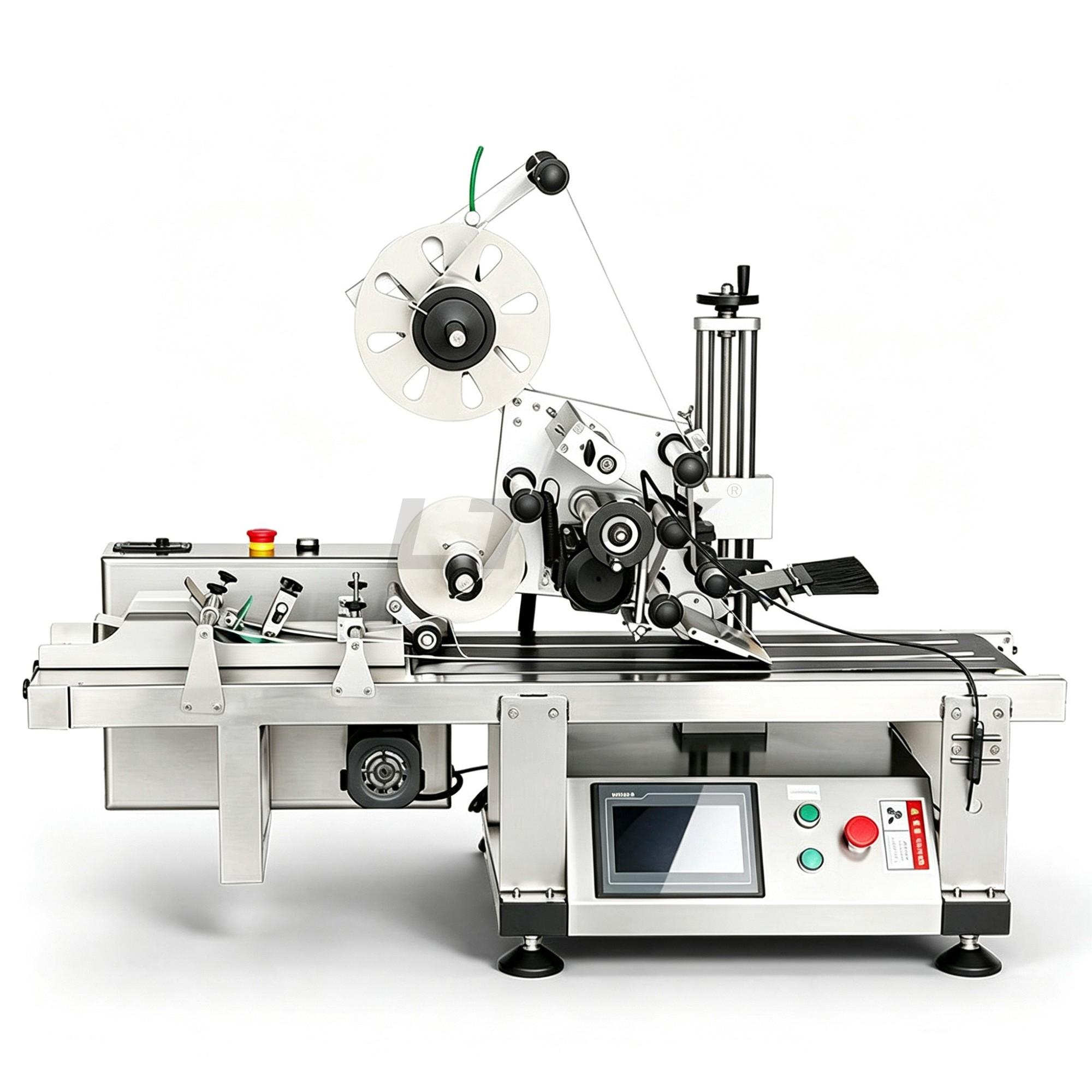 LTPK LT-160PBF Mylar Bag Labeling Machine Flat Surface Pouch Applicator With Paging Machine