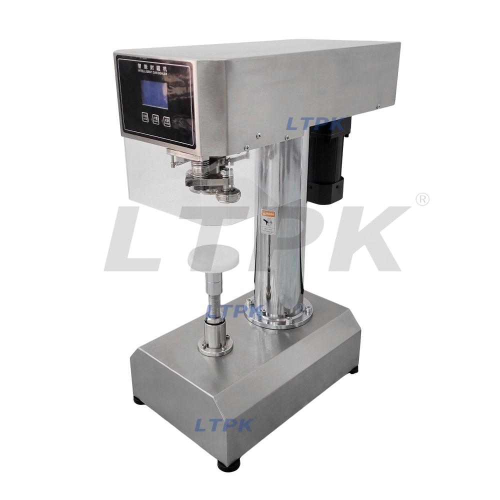 LTPK CS--A180S Desktop intelligent no rotating stainless steel can sealing machine