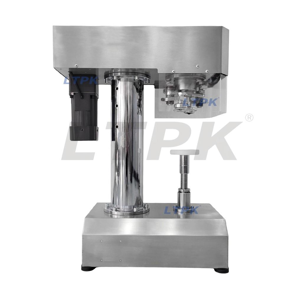 LTPK CS--A180S Desktop intelligent no rotating stainless steel can sealing machine