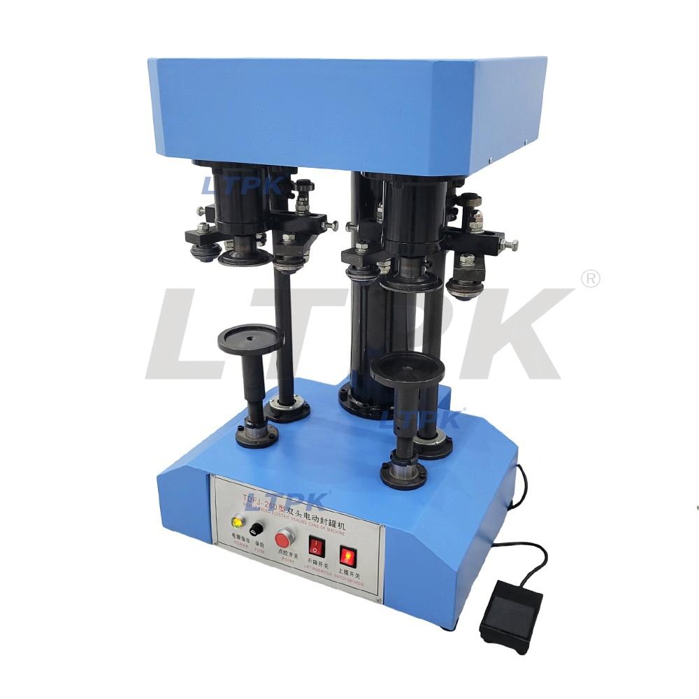 LTPK TDFJ-260 Semi-automatic double heads can sealing machine