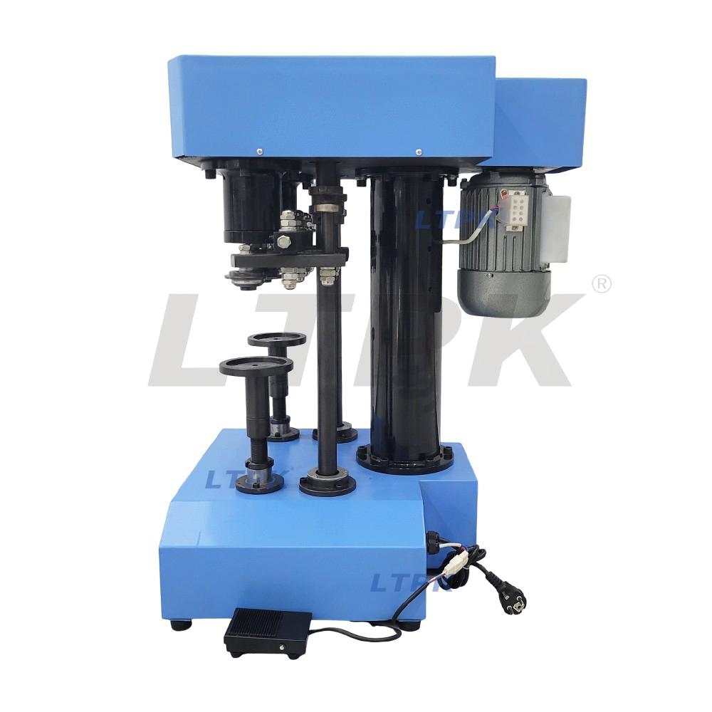 LTPK TDFJ-260 Semi-automatic double heads can sealing machine