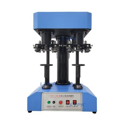 LTPK TDFJ-260 Semi-automatic double heads can sealing machine