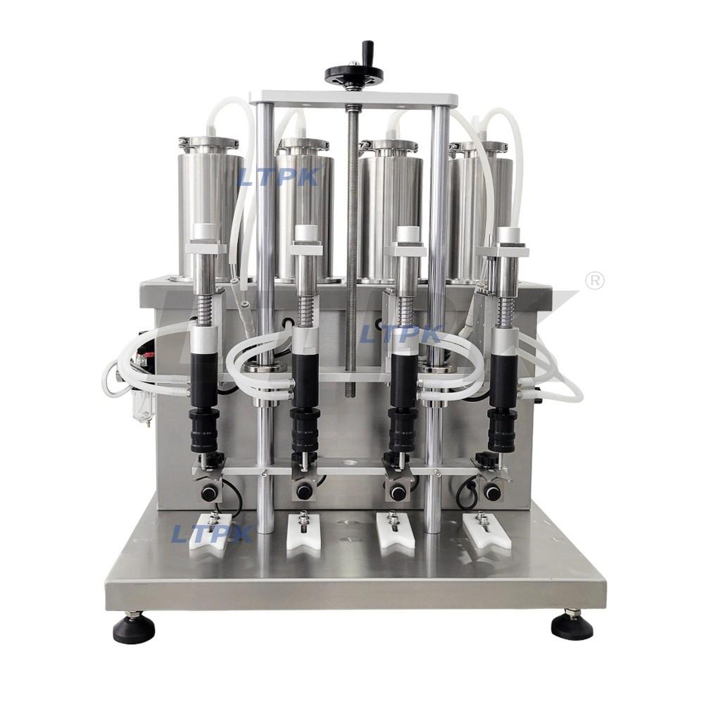 LTPK LT-VPF4 Semi-automatic four head vacuum perfume filling machine