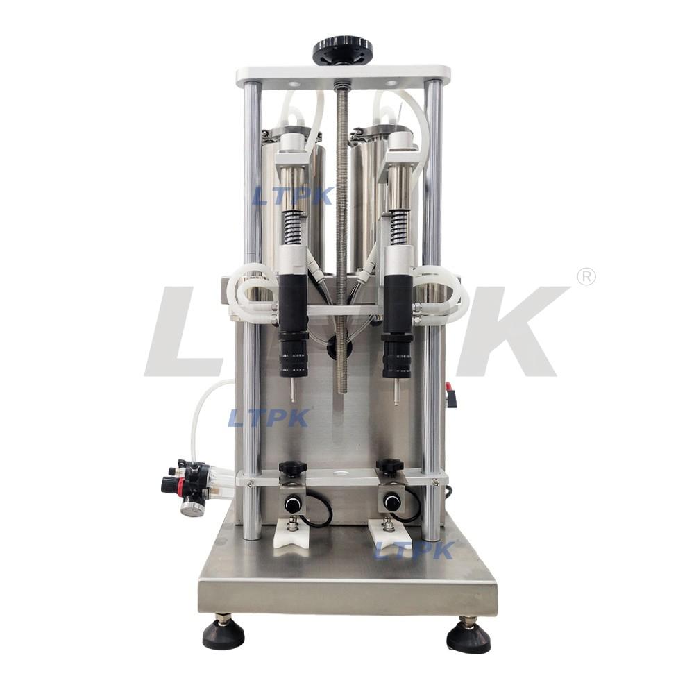 LTPK LT-VPF2 Semi-automatic double head vacuum perfume filling machine