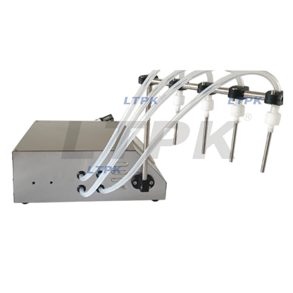 LTPK LT-G11D Semi automatic four head liquid filling machine