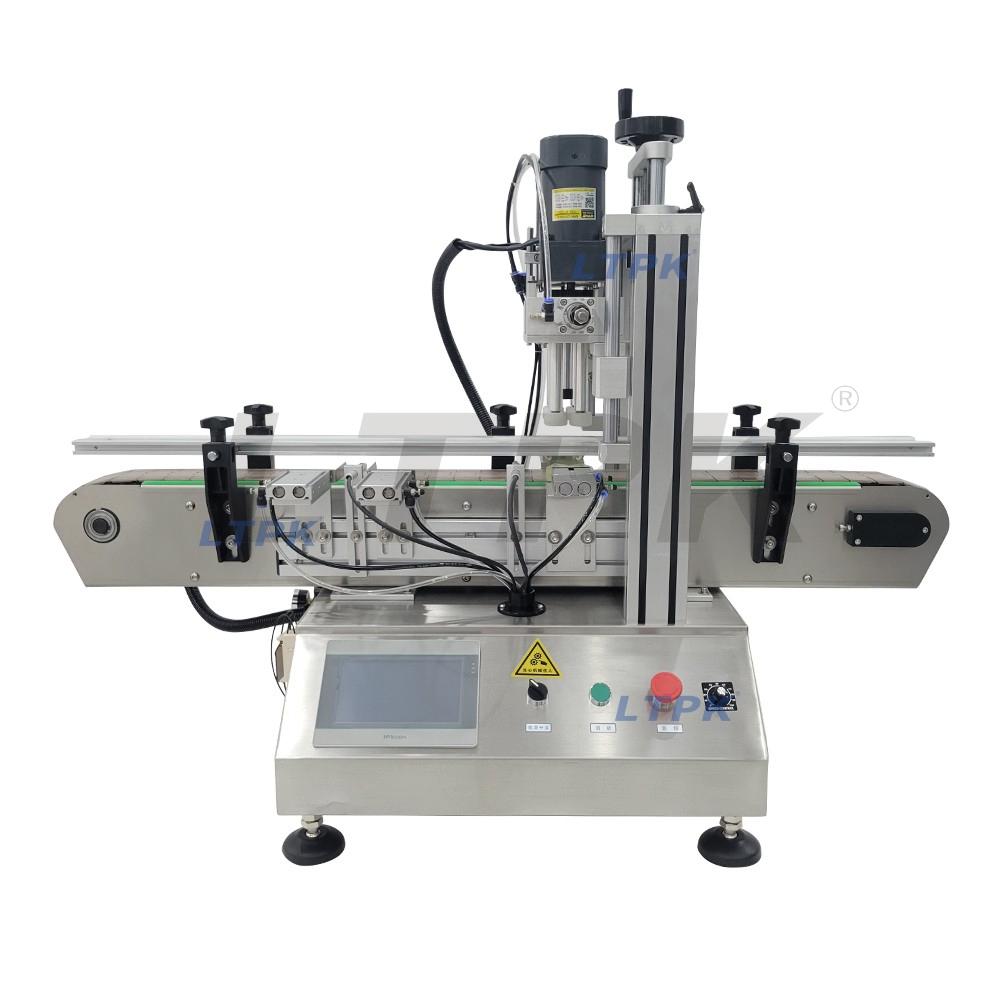 LTPK LT-DC440 Desktop Automatic Screw Capping Machine With Bigger Touch Screen Panel