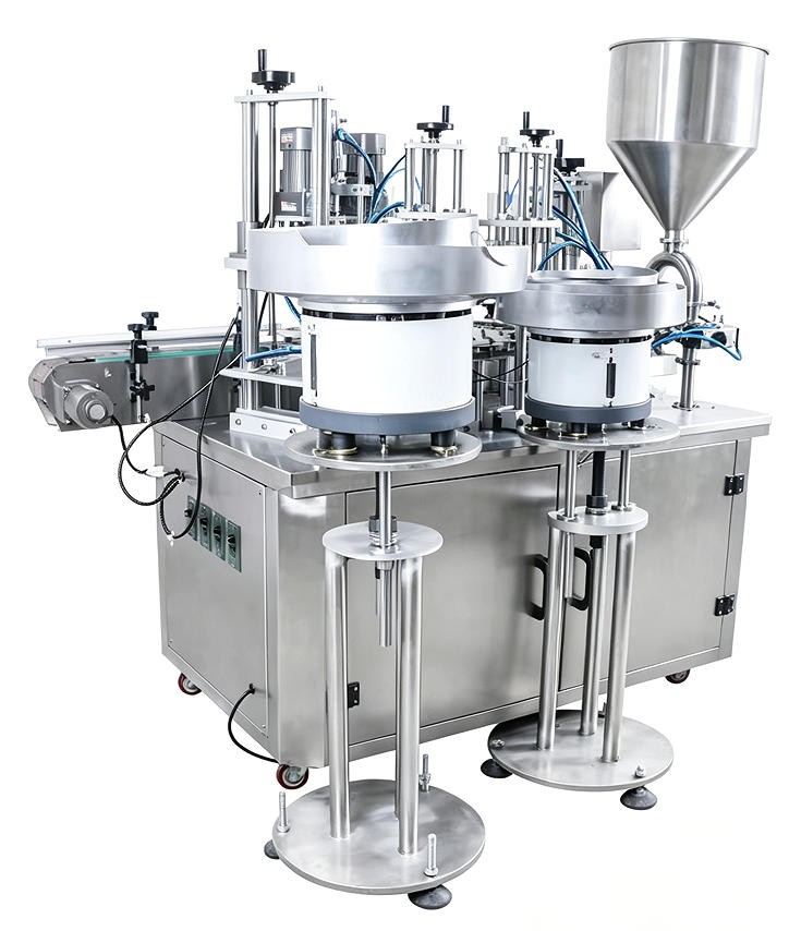 LTPK LT-AFC4 Rotary 4 in 1 Juice Automatic Filling Capping Machine