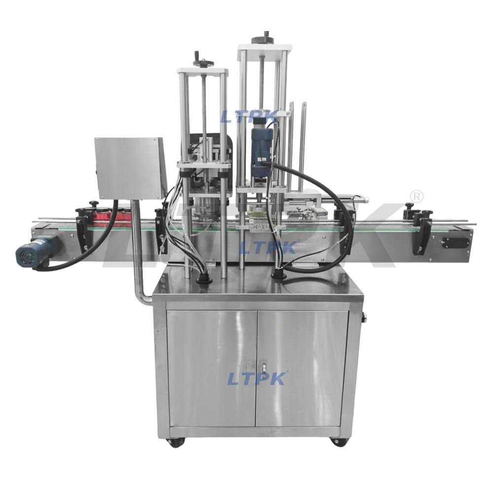 LTPK LT-VC30-CF Automatic Vacuum Capping Machine with Cap Feeder