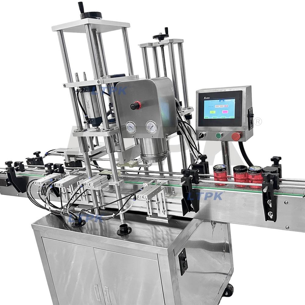 LTPK LT-VC30-CF Automatic Vacuum Capping Machine with Cap Feeder