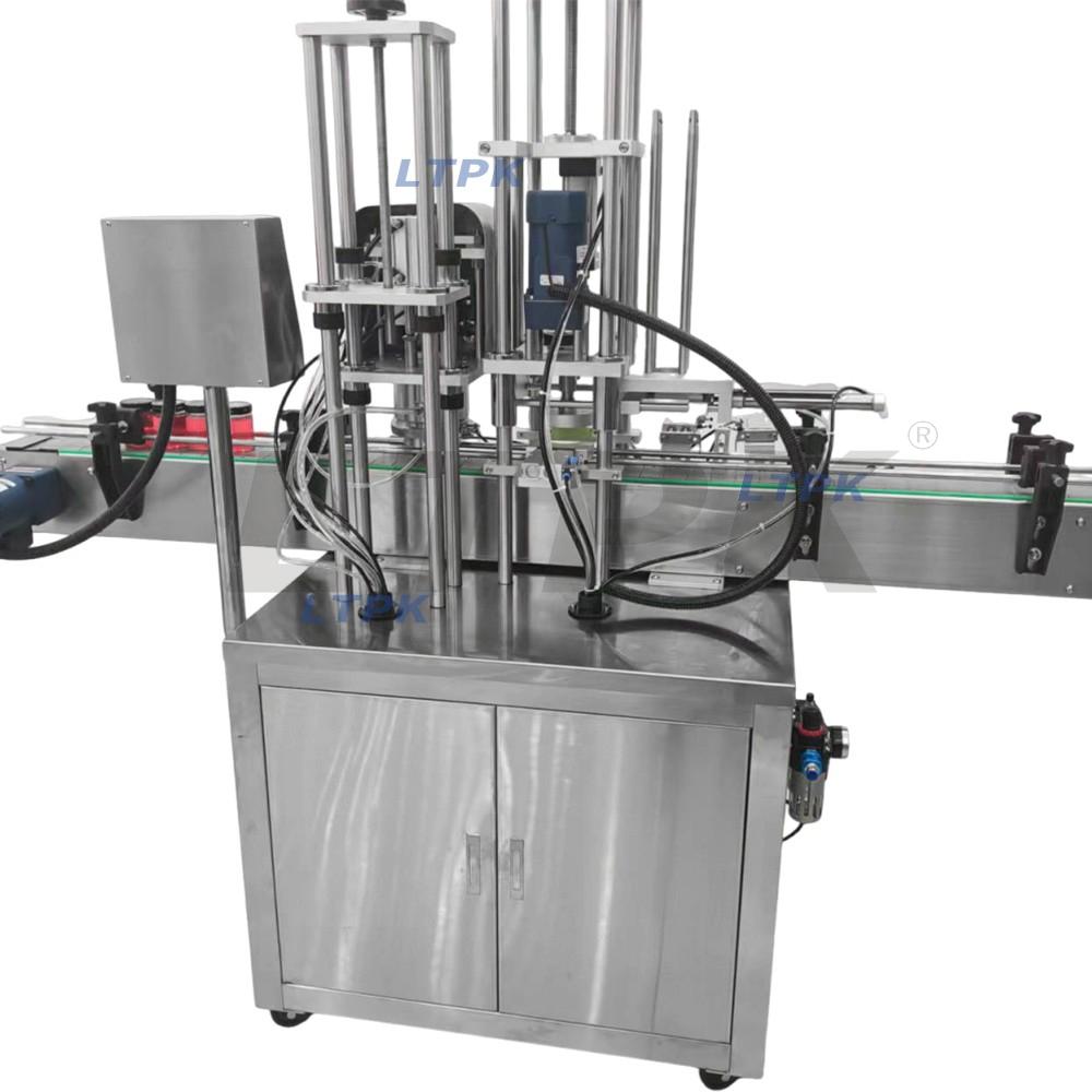 LTPK LT-VC30-CF Automatic Vacuum Capping Machine with Cap Feeder