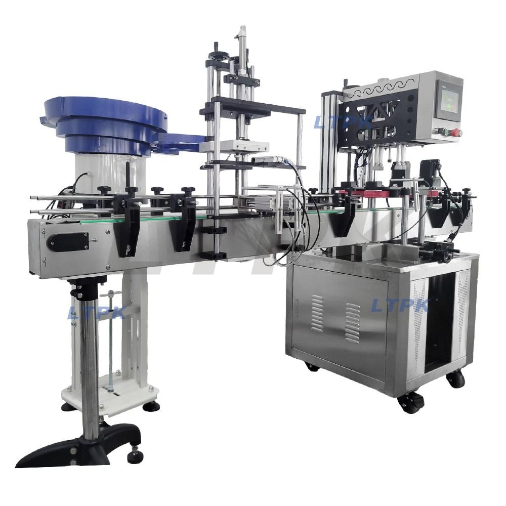 LTPK LT-SC440N-CF Automatic Screw Capping Machine with Vibratory Bowl Cap Feeder