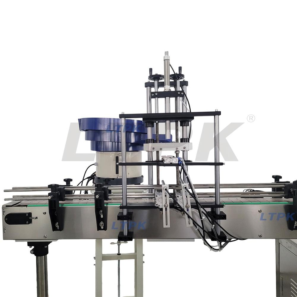 LTPK LT-SC440N-CF Automatic Screw Capping Machine with Vibratory Bowl Cap Feeder
